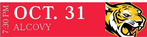 ALCOVY,OCT. 31,7:30 P