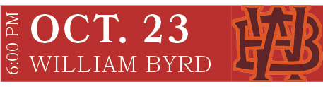William Byrd,OCT. 23,6:00 P