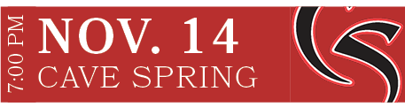 CAVE SPRING,NOV. 14,7:00 P