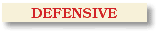 DEFENSIVE