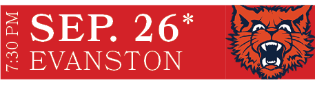 EVANSTON,SEP. 26*,7:30 P