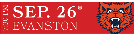 EVANSTON,SEP. 26*,7:30 P