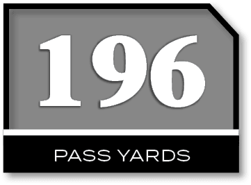 196,PASS YARD