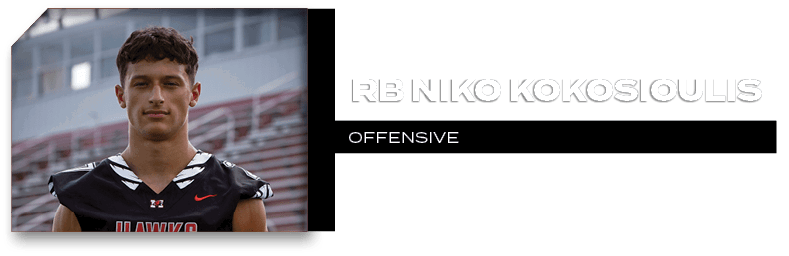 OFFENSIVE,RB Niko Kokosiouli