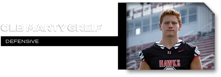 DEFENSIVE,OLB Marty Grei