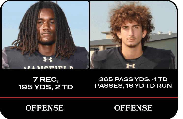 365 Pass yds, 4 TD passes, 16 yd TD run,7 rec, 195 yds, 2 TD,OFFENSE,OFFENS