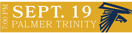 PALMER TRINITY,SEPT. 19,7:00 P
