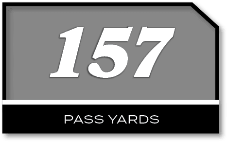 157,PASS YARD