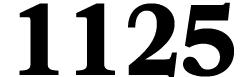 1125