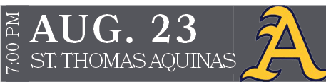 ST. THOMAS AQUINAS,AUG. 23,7:00 P