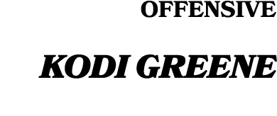 Offensive Kodi Greene