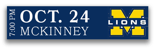 MCKINNEY,OCT. 24,7:00 P