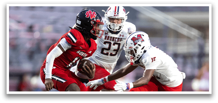 McKinney Boyd against North Garland on Friday, August 29, 2025 at Lovejoy High School. (Photo by Kevin Bartram/buzzphotos.com)