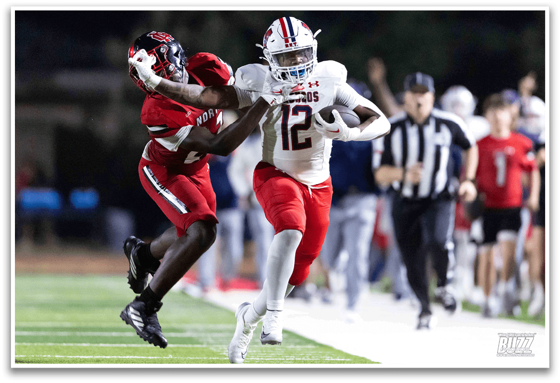 McKinney Boyd against North Garland on Friday, August 29, 2025 at Lovejoy High School. (Photo by Kevin Bartram/buzzphotos.com)