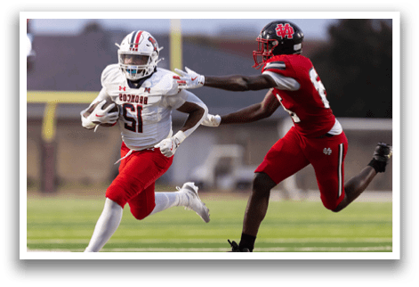 McKinney Boyd against North Garland on Friday, August 29, 2025 at Lovejoy High School. (Photo by Kevin Bartram/buzzphotos.com)