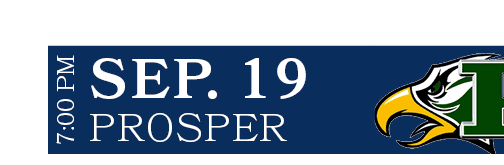 PROSPER,SEP. 19,7:00 P
