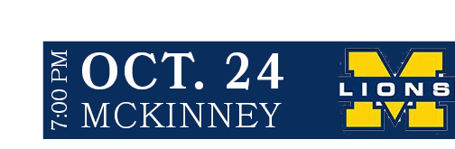 MCKINNEY,OCT. 24,7:00 P