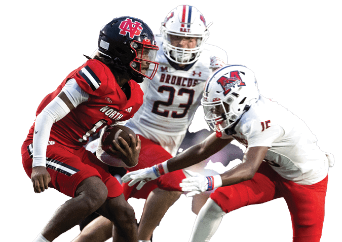 McKinney Boyd against North Garland on Friday, August 29, 2025 at Lovejoy High School. (Photo by Kevin Bartram/buzzphotos.com)