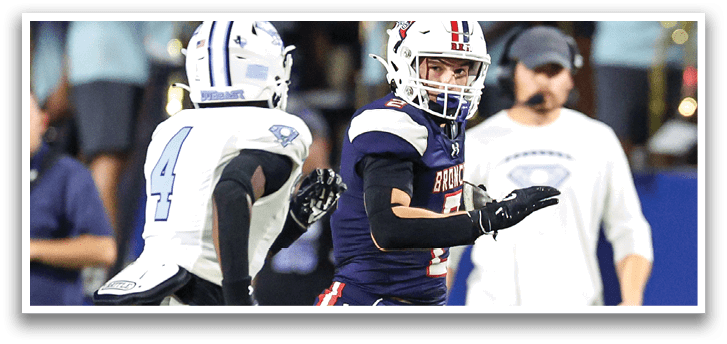 McKinney Boyd against Wylie East on Friday, September 5, 2025 at McKInney ISD Stadium. The game started more than two hours late due to weather then was ended at halftime with Wylie East leading 28-24 because of approaching weather. (Photo by Kevin Bartram/buzzphotos.com)