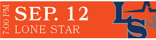 LONE STAR,SEP. 12,7:00 P