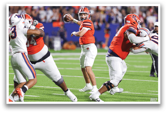 McKinney North against Frisco Wakeland on Friday, September 26, 2025 at McKinney ISD Stadium. (Photo by Kevin Bartram/buzzphotos.com)