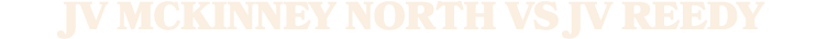 JV McKinney North vs jv REEDY