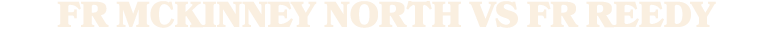 FR McKinney North vs fr REEDY