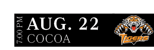 COCOA,AUG. 22,7:00 P