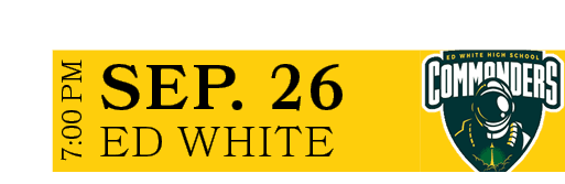 ED WHITE,SEP. 26,7:00 P