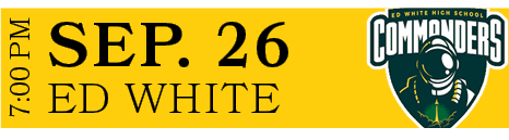 ED WHITE,SEP. 26,7:00 P