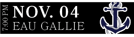 EAU GALLIE,nov. 04,7:00 P