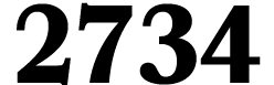 2734