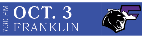 FRANKLIN,OCT. 3,7:30 P