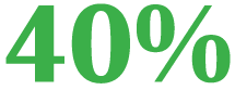 40%
