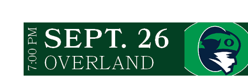 OVERLAND,SEPT. 26,7:00 P