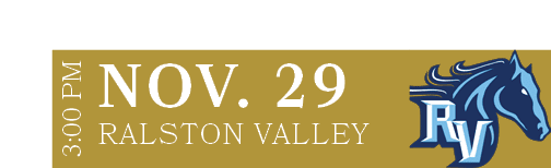 RALSTON VALLEY,NOV. 29,3:00 P