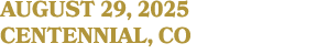 August 29, 2025 Centennial, co