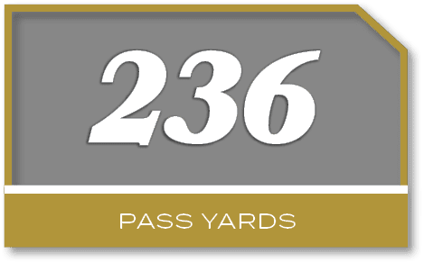 236,PASS YARD