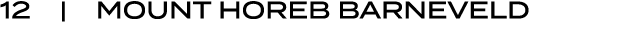 12 | MOUNT HOREB BARNEVELD