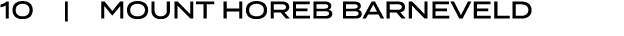10 | MOUNT HOREB BARNEVELD