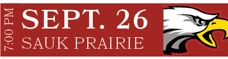 SAUK PRAIRIE,SEPT. 26,7:00 P