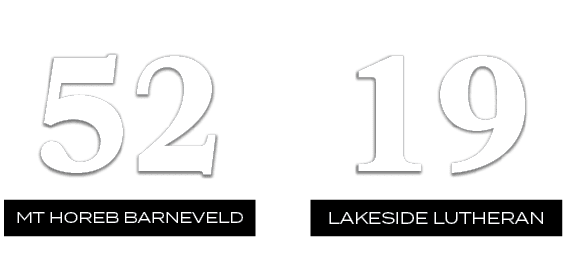 19,52,LAKESIDE LUTHERAN,MT HOREB BARNEVELD