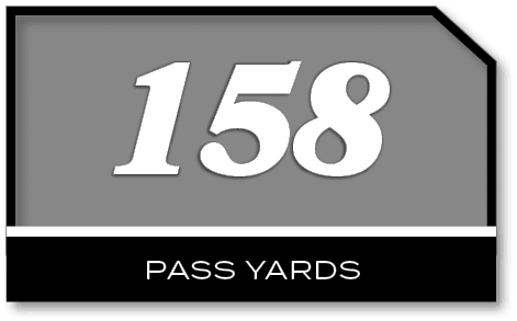 158,PASS YARD