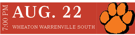 WHEATON WARRENVILLE SOUTH,AUG. 22,7:00 PM