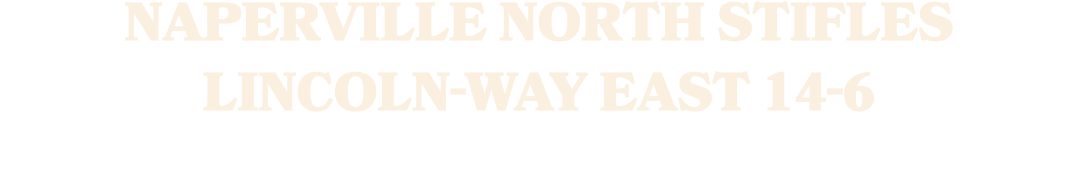 Naperville North stifles Lincoln Way East 14 6