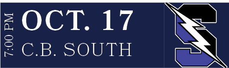 C.B. SOUTH,OCT. 17,7:00 P