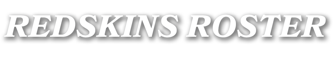redskins ROSTER