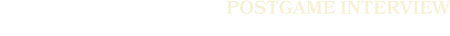 postgame interview