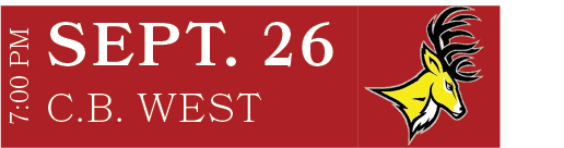C.B. WEST,SEPT. 26,7:00 P