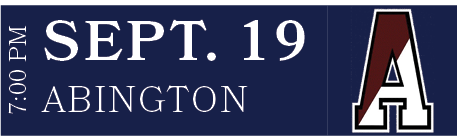 ABINGTON,SEPT. 19,7:00 P